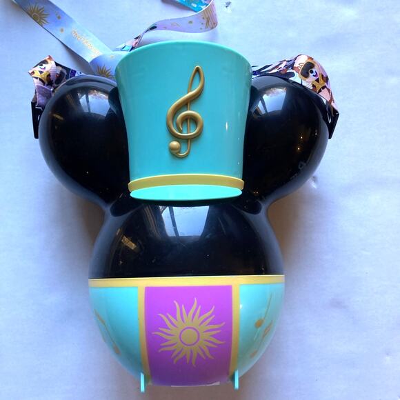 Disneyland Paris Music Festival Mickey Plastic Popcorn Bucket/Purse Disney Parks - Picture 3 of 8